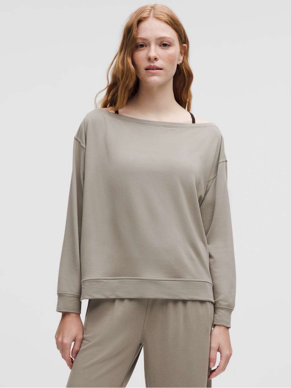NWT Lululemon BeCalm Oversized Boatneck Long-Sleeve Shirt - Size S